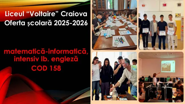 Foto Oferta educationala 2025-2026